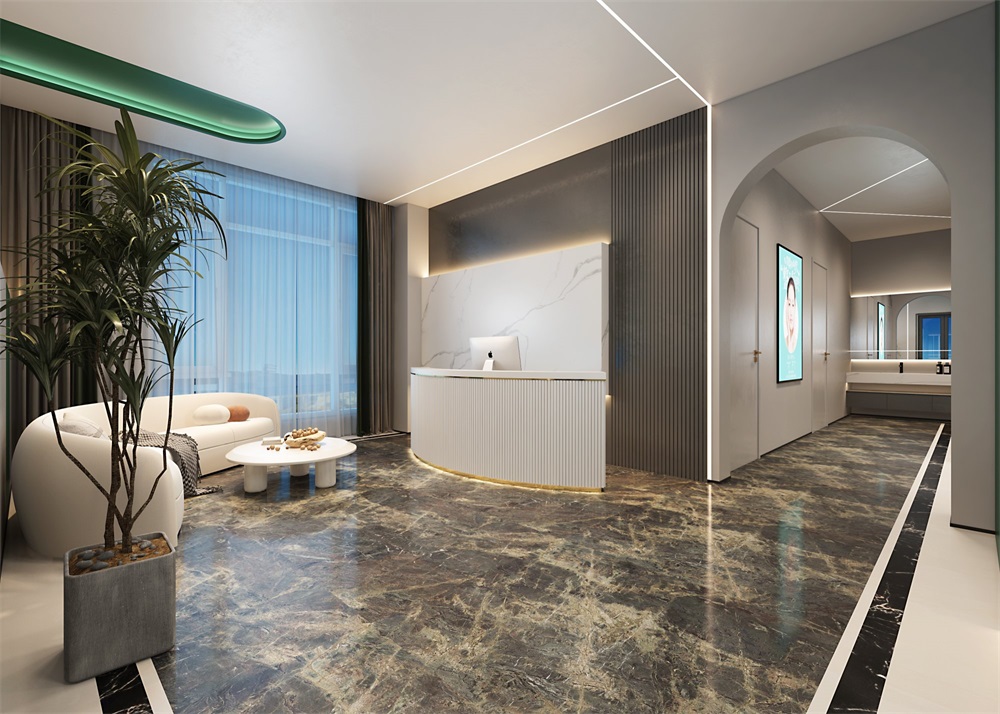 嘉興輕醫(yī)美機構(gòu)裝修設(shè)計案例效果圖