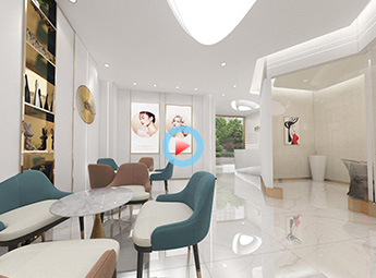 杭州昕媛醫(yī)療美容空間設計裝修全景案例