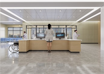 街道醫(yī)院門診部裝修設(shè)計(jì)效果圖