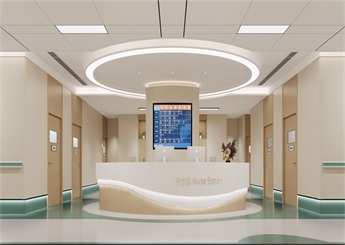 醫(yī)院康復門診部裝修設計效果圖