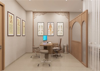 中醫(yī)院綜合門診部裝修設計案例效果圖