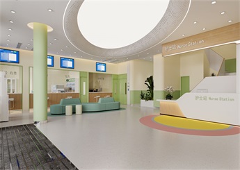 兒童綜合門診部裝修設(shè)計(jì)案例效果圖